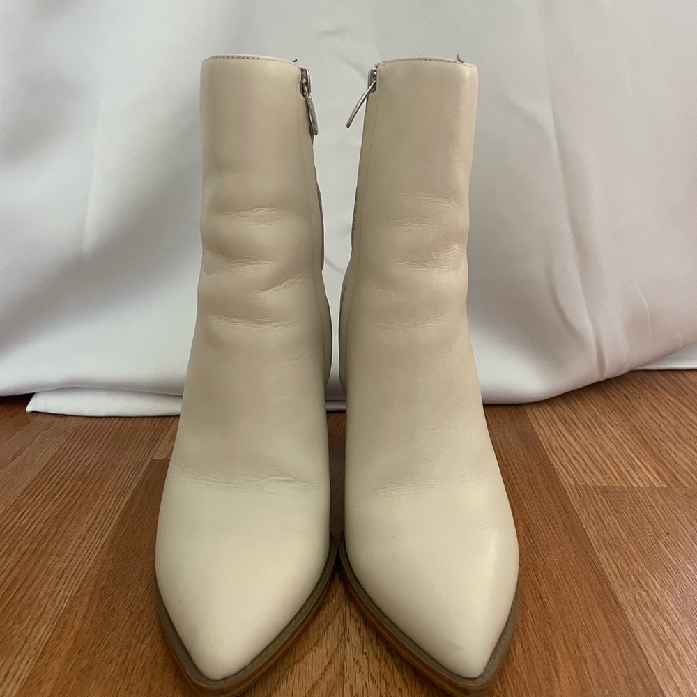 Like new Nine West booties.  True to size. Only wore twice.